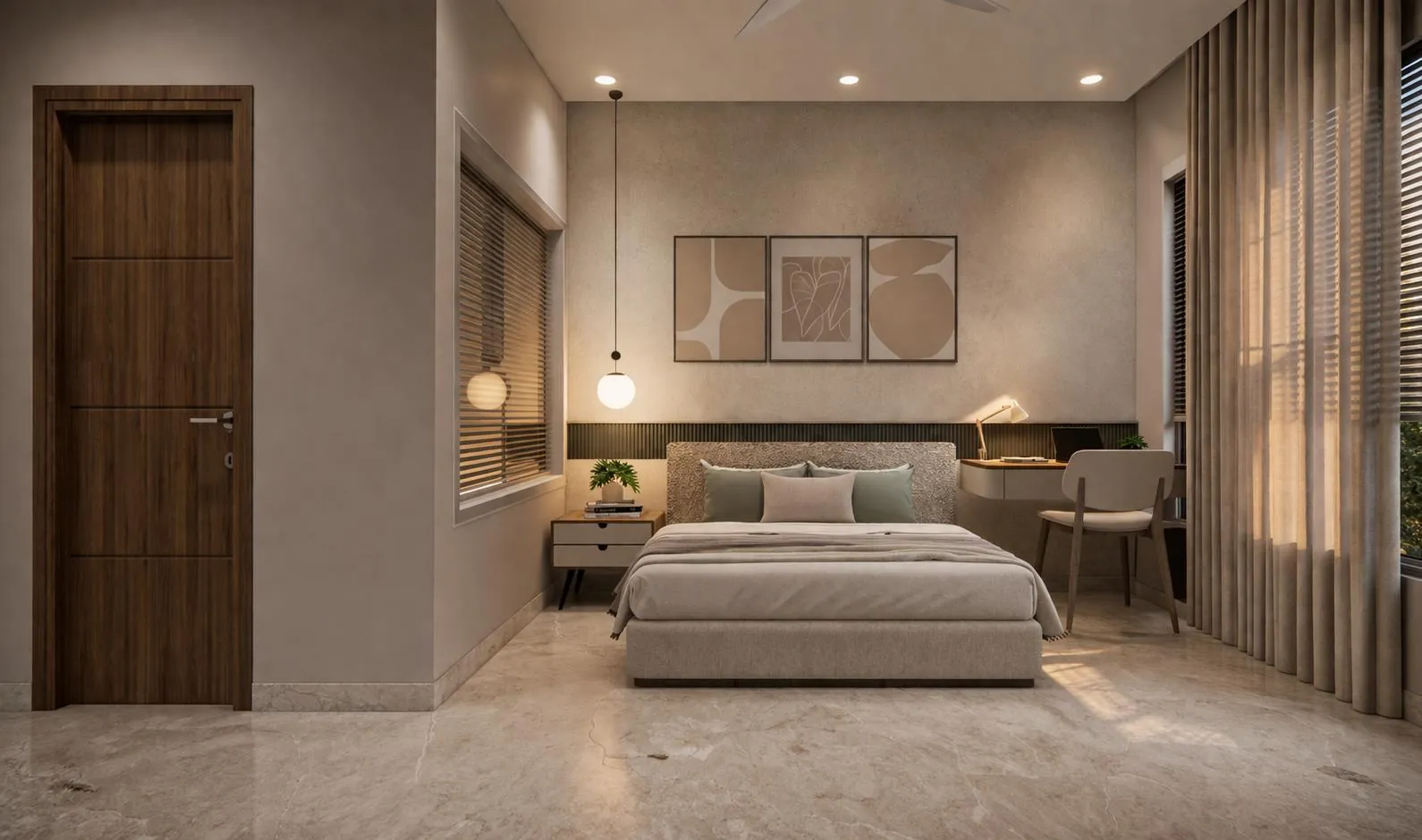 Studio bedroom